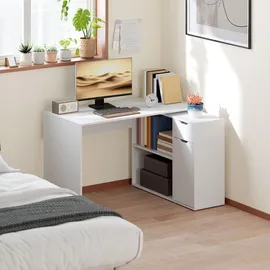 Homcom Eckschreibtisch Spanplatte