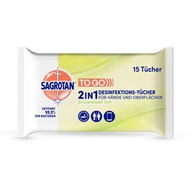Sagrotan 2in1 Desinfektionstücher 15 St.