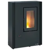 Extraflame belüfteter Pelletofen | LUISELLA 5.0 MAXI | 7 kW | Schwarz
