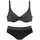 LASCANA Bügel-Bikini Damen Schwarz/Weiß 36 Cup G