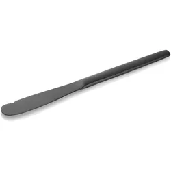 WAS Germany 12x Buttermesser ALEX SCHWARZ, mit schwarz, matte PVD Beschichtung, 18 cm, Chromnickelstahl 18/10