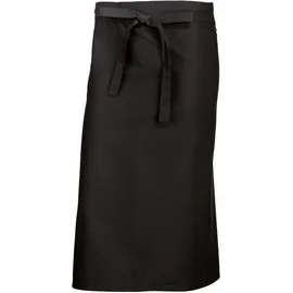 BP 1911-400-32-100/75 Bistroschürze kurz (Breite: 100 cm), 100 cm breit x 75 cm lang, 215,00 g/m2 Stoffmischung, schwarz