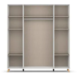 Rauch Drehtürenschrank Shinjo 187 x 203 x 53 cm Grau