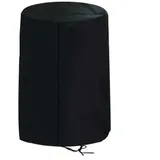 CWOQOCW Robuste Reifenabdeckung, Reifenaufbewahrungstasche, wasserdichte 4-Rad-Schutzabdeckung mit PVC-Beschichtung für die Aufbewahrung im Freien (78 x 115 cm, schwarz)