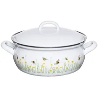 RIESS Biene Kasserolle mit Deckel 20 cm rund