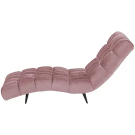 Switch Relaxliege Delphi Velours 120 x 84 x 168 cm Rosa/Pink