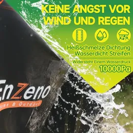 Enzeno Abdeckung Gartenmöbel 300 x 200 x 90 cm Orange