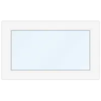 Kellerfenster 75x45 cm, PVC, Ideal 4000, Weiß, 750 x 450 mm, einteilig, festverglast, individuell konfigurieren