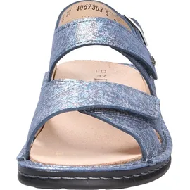 Finn Comfort Damen Sandale, blau(jeans), Gr. 36 - Blau - 36