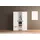 Rauch Drehtürenschrank Narai 140 x 194 x 53 cm Braun/Weiß