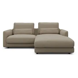 tenksom Ecksofa TENKSOM "Polsterecke, L-Form, Eckcouch, mit Federkern, inkl. Kissen", beige, B:225cm H:68cm T:171cm, Sofas, Ecksofa, legerer Sitzkomfort zum Entspannen und Verweilen