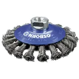 Osborn Kegelbürste für Winkelschleifer D125x15 mm Gewinde M14x2,0 0,50 mm