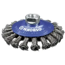 Osborn Kegelbürste für Winkelschleifer D125x15 mm Gewinde M14x2,0 0,50 mm