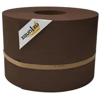 zaunzu® Sichtschutz Rille PP 50 m Braun