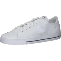 Nike Court Legacy Canvas Herren White/Black/White 46