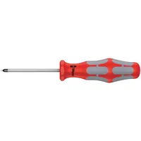 WERA Vierkant-Schraubendreher Größe 00 Klingenlänge 60 mm Orange/Grau