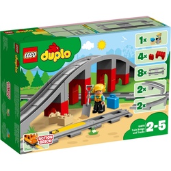 LEGO® Spielbausteine Lego 10872 Eisenbahnbrücke und Schienen