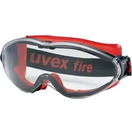Uvex 9302601 Schutzbrille/Sicherheitsbrille Rot, schwarz,