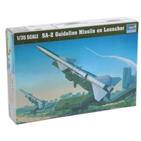 Trumpeter 00206 Modellbausatz SA-2 Guideline Missile w/Launcher Cabin
