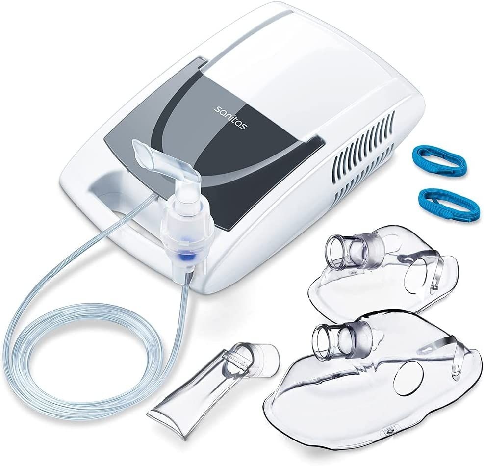 Sanitas Inhalator mit Kompressor-Drucklufttechnologie Behandlung von Atemwegserkrankungen 1 St