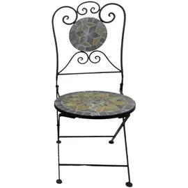 Mojawo Mosaik Klappstuhl 42 x 53 x 88 cm mehrfarbig