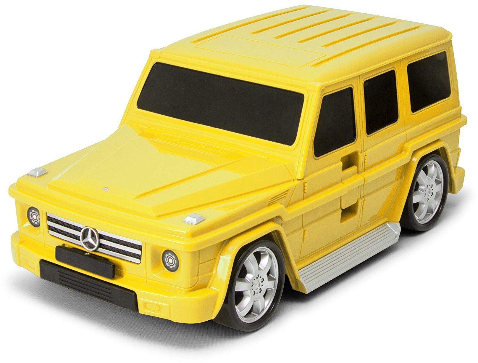 Packenger Kinderkoffer - Mercedes G-Klasse - Original Mercedes Benz Lizenzprodukt, Gelb, Auto, Bordcase, Koffer mit Teleskopstange und Ziehgurt