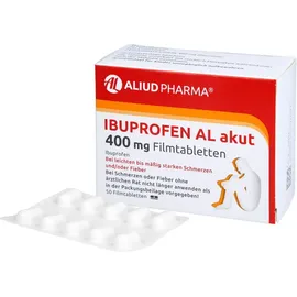 ALIUD PHARMA GmbH Aluid Ibuprofen AL akut 400 mg Filmtabletten 50 St.