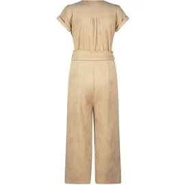 Betty Barclay Overall BETTY BARCLAY "Damen mit Eingrifftaschen", Damen, Gr. 44, Normalgrößen, beige, Jersey, Obermaterial: 92% Polyester, 8% Elasthan, figurumspielend, V-Ausschnitt, Overalls Overall, Form