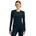 Langarm-baselayer Blau S