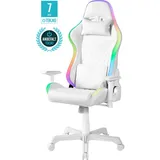 deltaco GAM-080 RGB Gaming Chair weiß