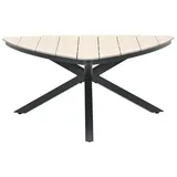 Gardissimo ARMATI Nonwood Alu-Gartentisch Gartenmöbel 170cm ( Triangel ) anthrazit / hell
