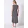 street one studio Midikleid Gemustert Blau 46