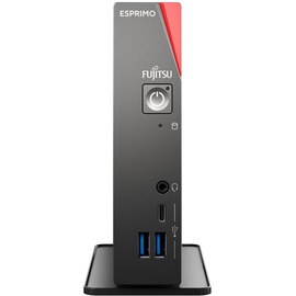 Fujitsu ESPRIMO Intel® CoreTM i3 4 GB DDR4-SDRAM 256 GB SSD Windows 10 Pro Mini-PC Schwarz