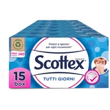 Scottex Taschentücherbox, 15 Boxen à 140 Taschentücher