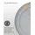 Braun BC17G-DCF Klassik Funkwanduhr 30 cm grau