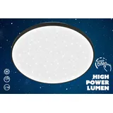 Briloner Sternenhimmel 1 Rund 48 cm schwarz