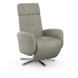 sit&more TV-Sessel Grenoble grau 71 x 110 x 82 cm elektrisch
