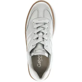 Gabor Comfort Sneaker Silber | Gr.: 40,5
