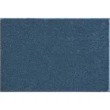 GRUND Badematte Concordia, rutschhemmend beschichtet, fußbodenheizungsgeeignet, Blau, rechteckig 80x140 cm Made in Europe, Oeko-Tex® Standard 100, für Fußbodenheizung geeignet, rutschfest, Badtextilien, Badematten