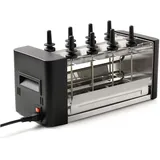 Stöckli EASY GRILL Tischgrill, Silber, Schwarz