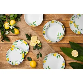 Excelsa Lemon Tafelservice 18-tlg. weiß/zitronen