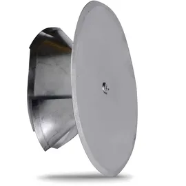 FireFix Kaminlochdeckel Metall Ø 160 mm mit Isolierung Silber