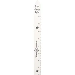 Messlatte ROBA "Rock Star Baby 3", weiß, B:10cm H:102cm T:1cm, MDF, Messlatten