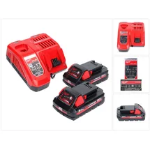 Milwaukee M18 Nrg-302 Akku-Set 2x 18 V 3,0 Ah
