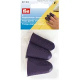 Prym Fingerschützer Silikon, Plastik, Black, one Size, pflaumenblau, 3 Stück, 3