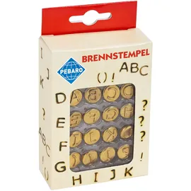 Peter Bausch GmbH & Co. KG Brennstempel Buchstaben A-L und Zeichen 16-teilig