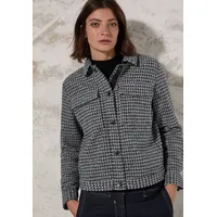 Cecil Damen B212371 TOS Jacquard Short Jacket, Schwarz, L