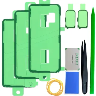 iStable Rückabdeckung Kleber für Samsung Galaxy S20 Ersatz Klebeband für Akkudeckel, Vorgefertigte Doppelseitige Klebestreifen Reparaturset SM-G980F/DS,SM-G981B/F (3 Stück)
