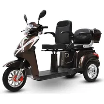 Efun ECO ENGEL Elektromobil Zweisitzer 25 km/h mit 30 Ah Akku braun