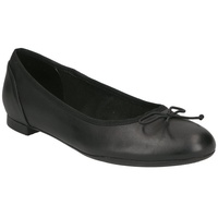 CLARKS Couture Bloom Geschlossene Ballerinas, Schwarz (Black Leather) ,37.5 EU